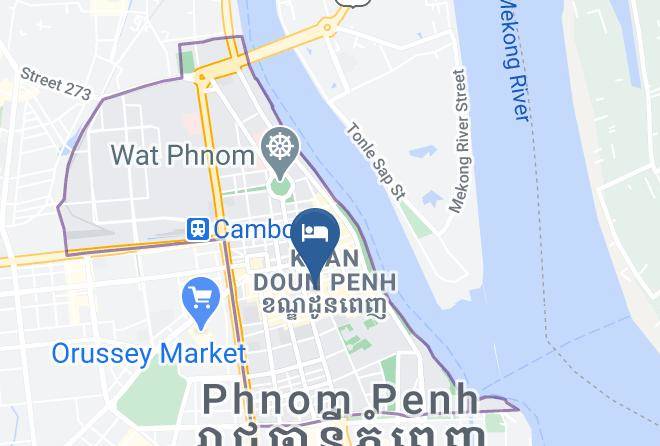 Doun Penh - Lone Star Saloon And Guest House Maps