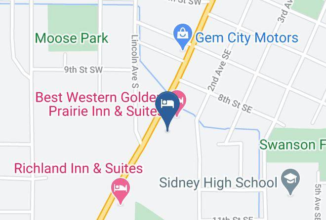 Richland - Lone Tree Motor Inn Maps
