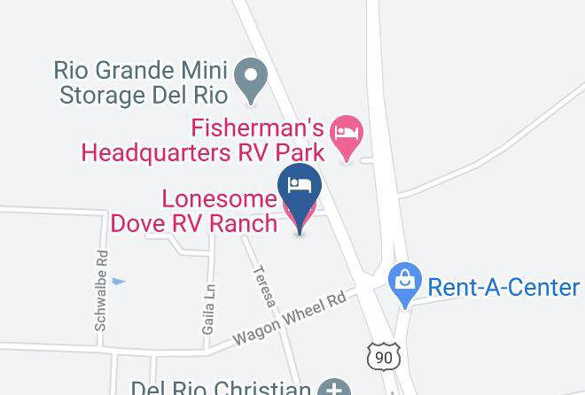 Val Verde - Lonesome Dove Rv Ranch Maps