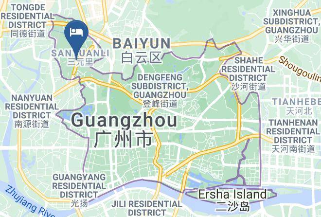 Guangzhou - Long'an Hotel Maps