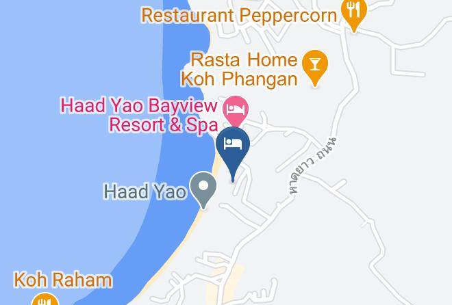 Amphoe Ko Pha Ngan - Long Bay Resort Maps