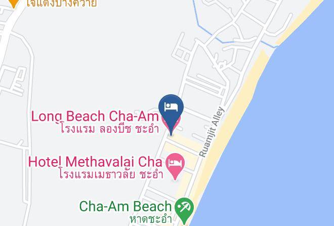 Amphoe Cha Am - Long Beach Cha Am Maps