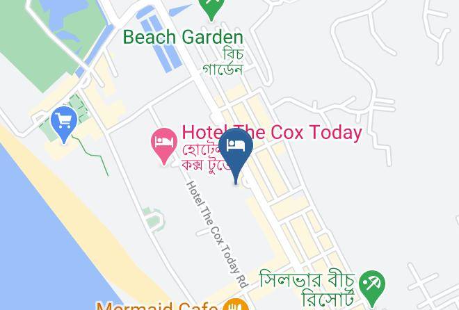 Chittagong - Long Beach Hotel Cox's Bazar Maps