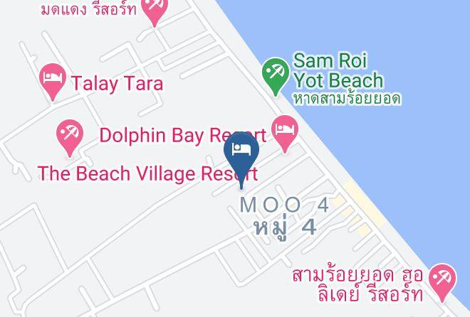 Long Beach Inn Map - Prachuap Khiri Khan - Amphoe Sam Roi Yot