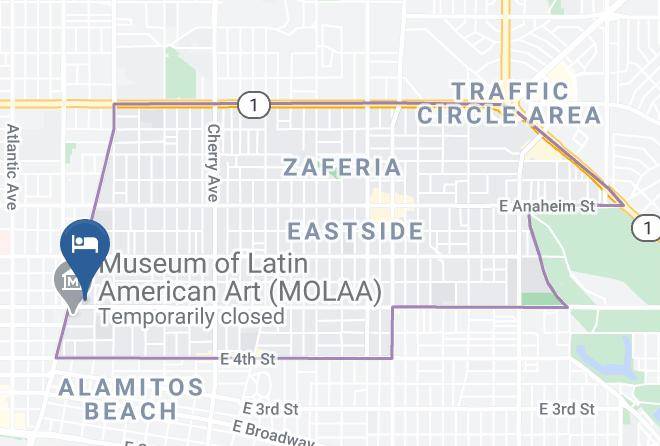 Long Beach Motel Map