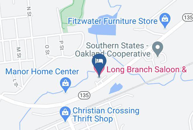 Long Branch Saloon & Motel Map