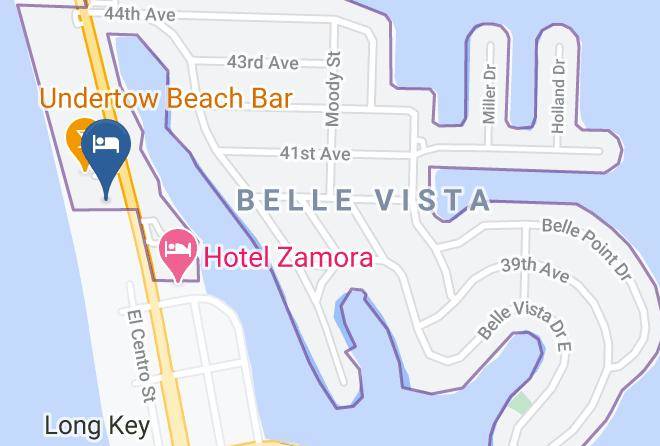 Pinellas - Long Key Beach Resort Motel Maps