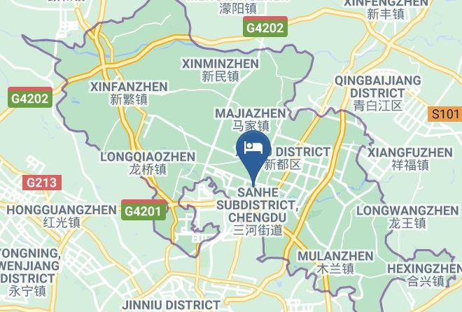 Chengdu - Long Xiang Fei Hotel Maps