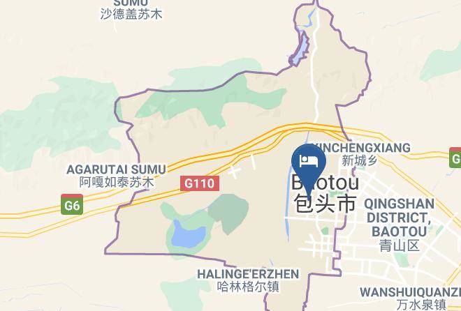Baotou - Longhua Business Hotel Maps