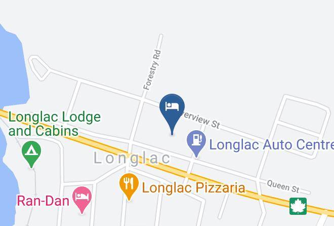 Longlac Inn & Restaurant Map