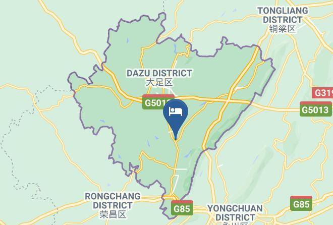 Dazu District - Longting Business Hotel Maps