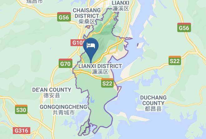 Longwan Hot Springs Esort Mt Lushan Jiangxi Map