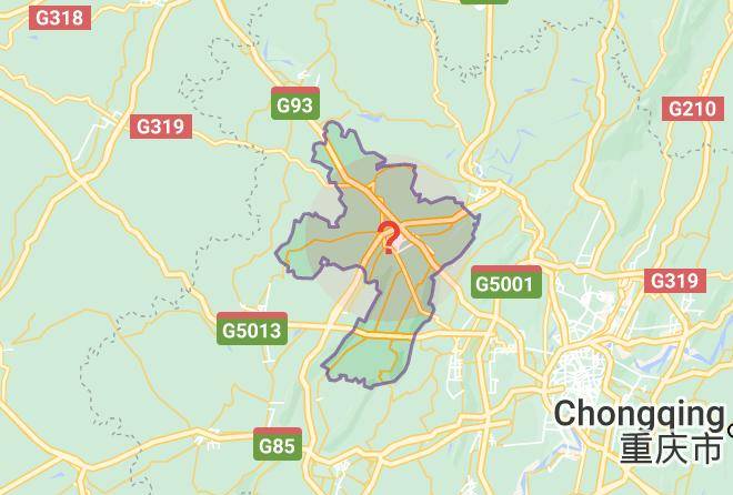 Tongliang District - Longxuan Hotel Maps