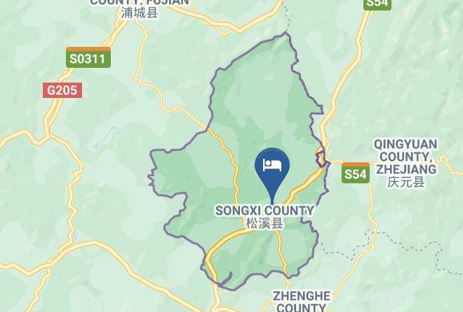 Nanping - Longzhonglong Hotel Maps