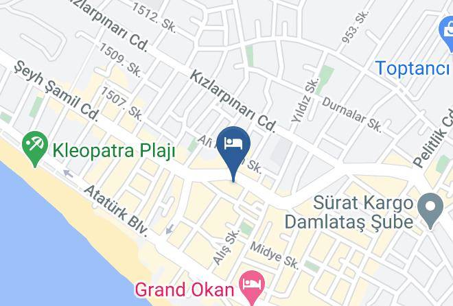 Alanya - Lonicera City Otel Maps