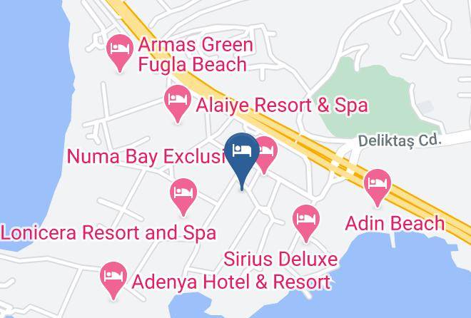 Alanya - Lonicera Premium Hotel Maps