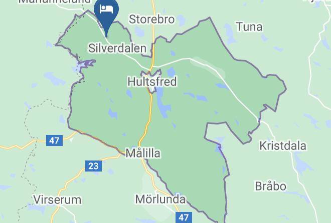 Hultsfred - Lonneberga Vandrarhem Maps