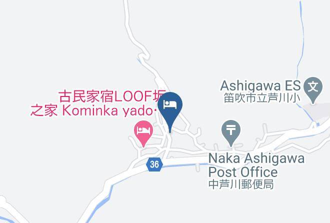 Fuefuki City - Loof Kominka Yado Loof Sawa No Ie Maps