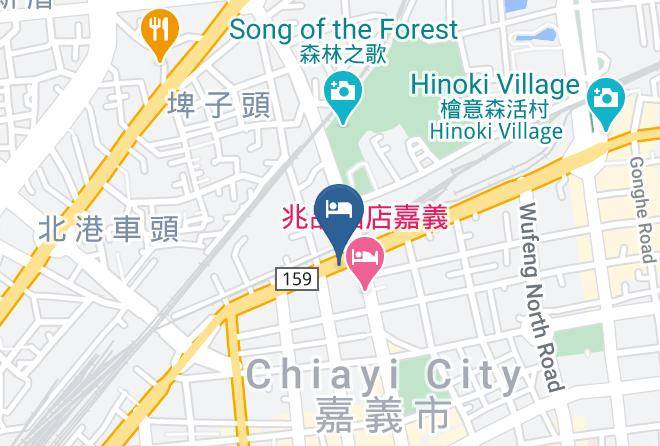Look Hotel Chiayi Map