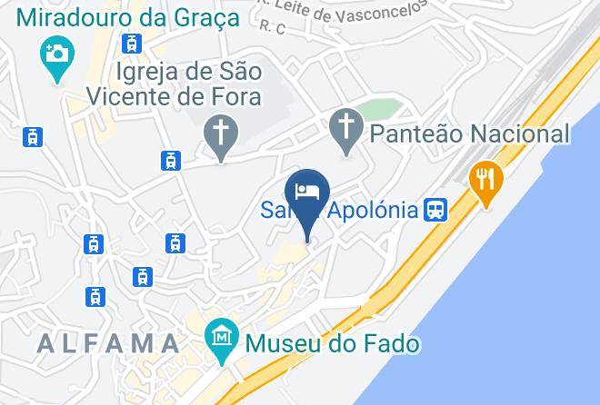 Lisbon - Look2lisbon Alfama Old Quarter Maps