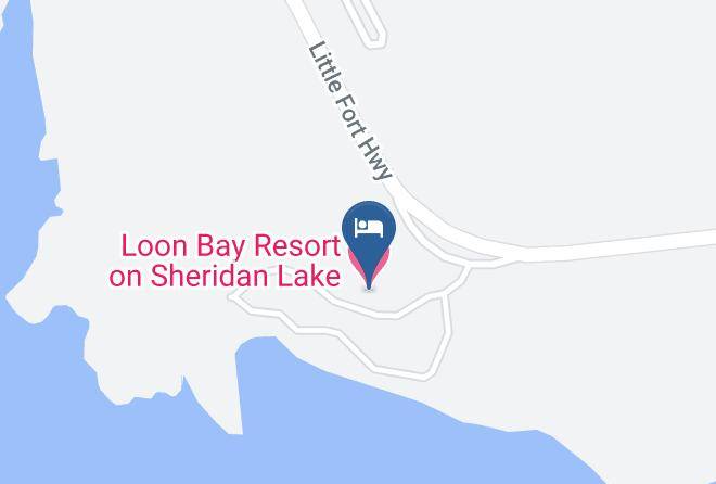 Loon Bay Resort On Sheridan Lake Map