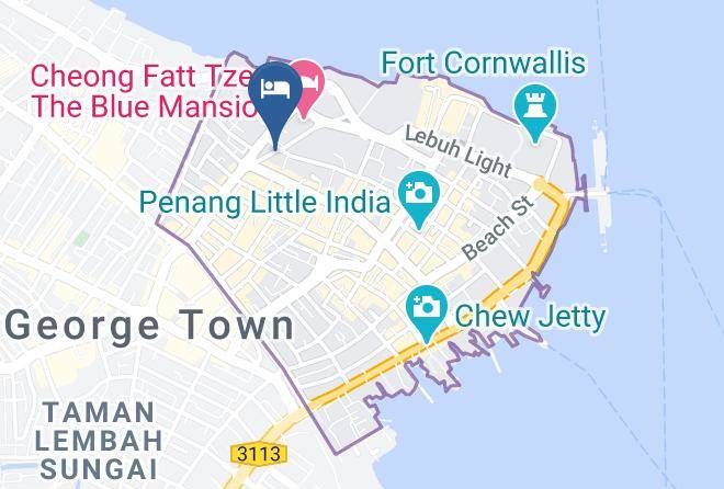 Georgetown - Loop On Leith George Town Penang Hotel Maps