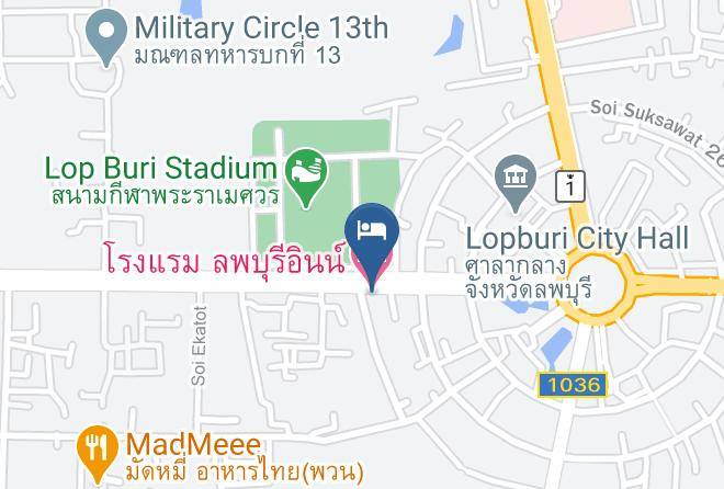 Mueang Lopburi District - Lopburi Inn Hotel Maps