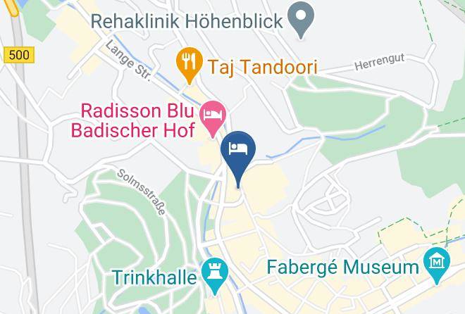 Baden Baden - Hotel Lopera & Romano Maps