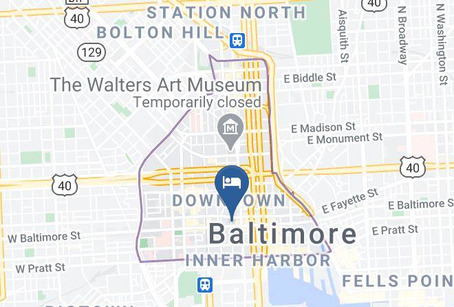 Baltimore City - Lord Baltimore Hotel Maps