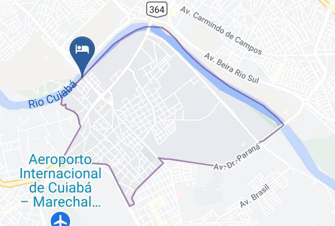 Varzea Grande - Lord Palace Hotel Maps