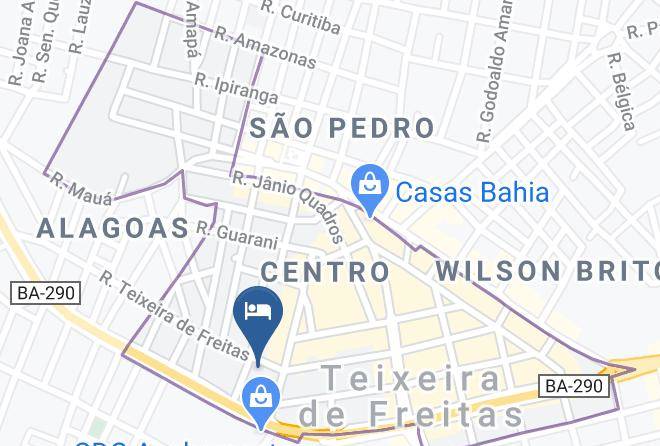 Teixeira De Freitas - Lord Plaza Hotel Maps