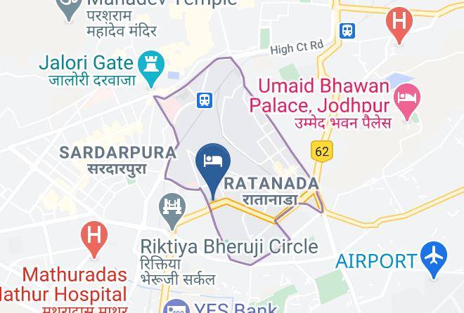 Jodhpur - Lords Inn Jodhpur Maps