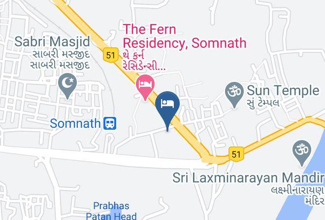 Somnath - Lords Inn Somnath Maps