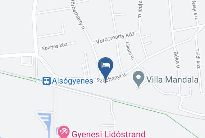 Gyenesdias - Lorelei Pension Maps