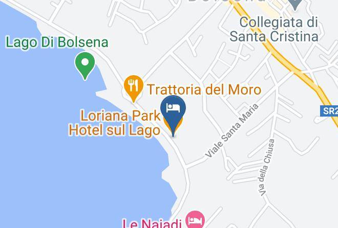 Viterbo - Loriana Park Hotel Sul Lago Maps