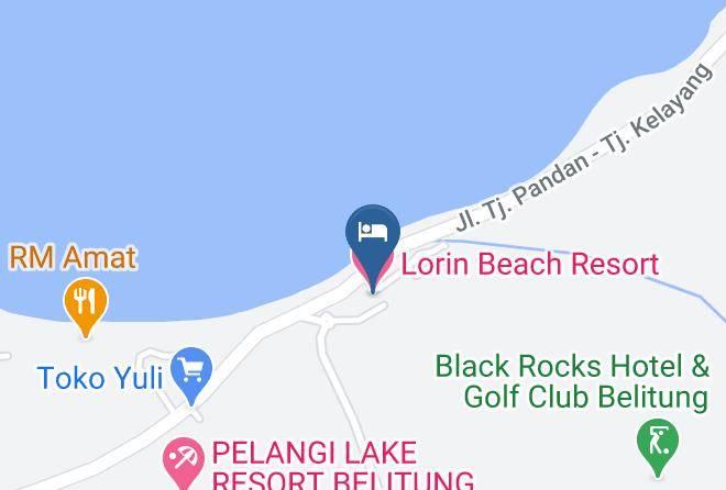 Belitung Regency - Lorin Beach Resort Maps