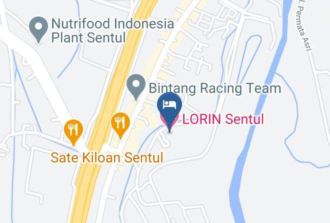 Lorin Sentul Hotel Map