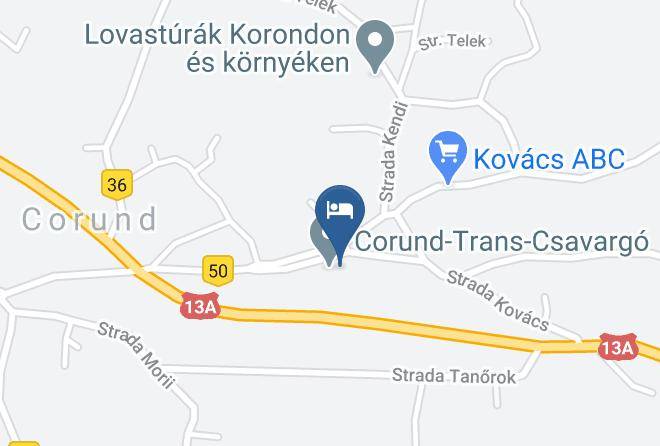 Corund - Lorincz Vendeghaz Maps