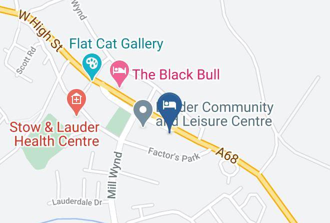 Scottish Borders - Lornebank Homestay Maps
