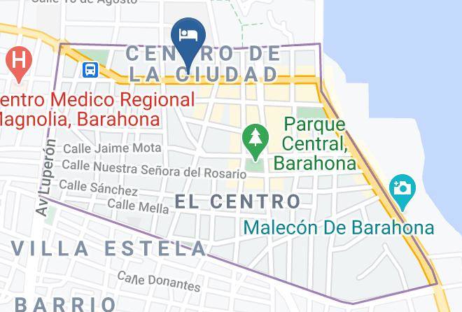 Santa Cruz De Barahona - Loro Tuerto Hotel Maps