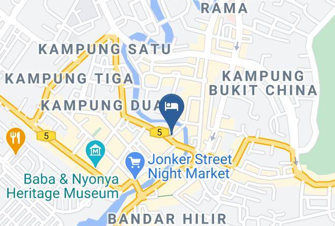 Lorong Jambatan Melaka Map