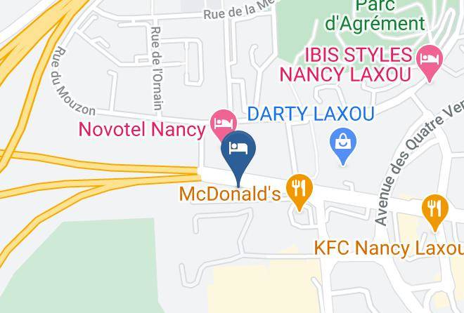 Meurthe Et Moselle - Lorraine Hotel Maps