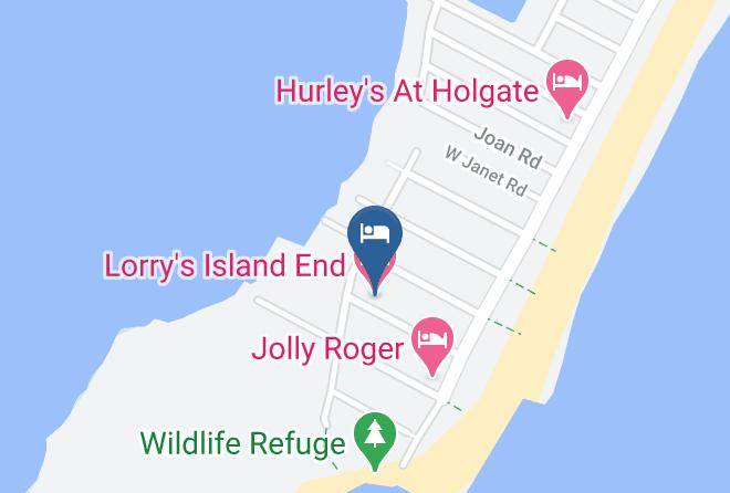 Ocean - Lorry's Island End Motel Maps