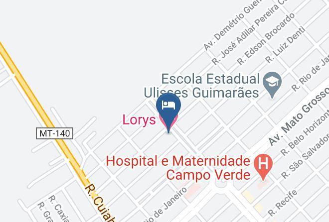 Campo Verde - Lorys Hotel Maps