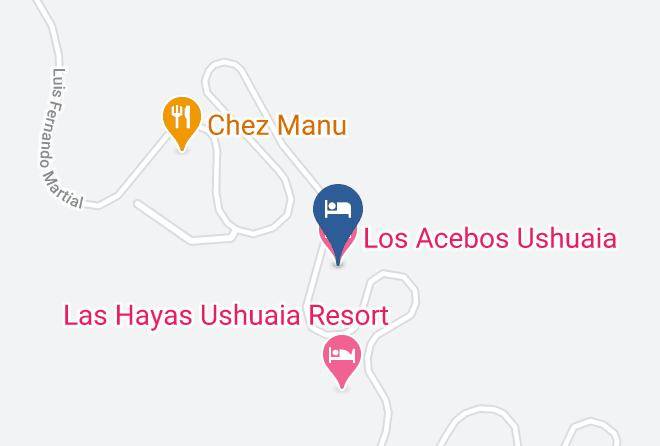 Ushuaia - Los Acebos Ushuaia Hotel Maps