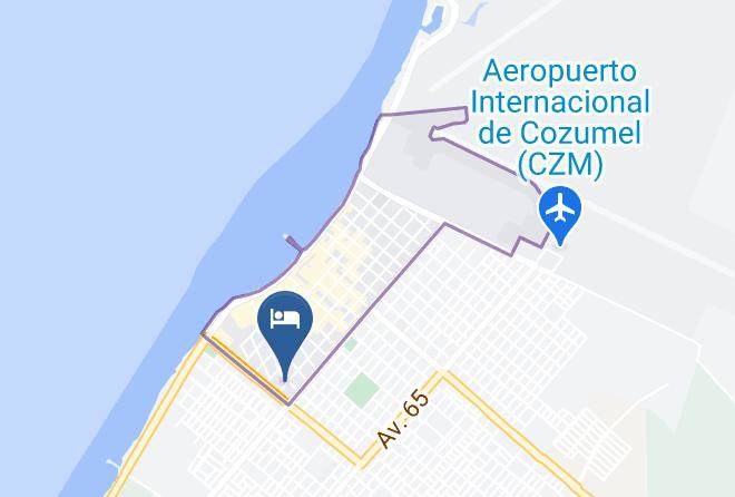 Cozumel - Los Alcatraces Cozumel Maps