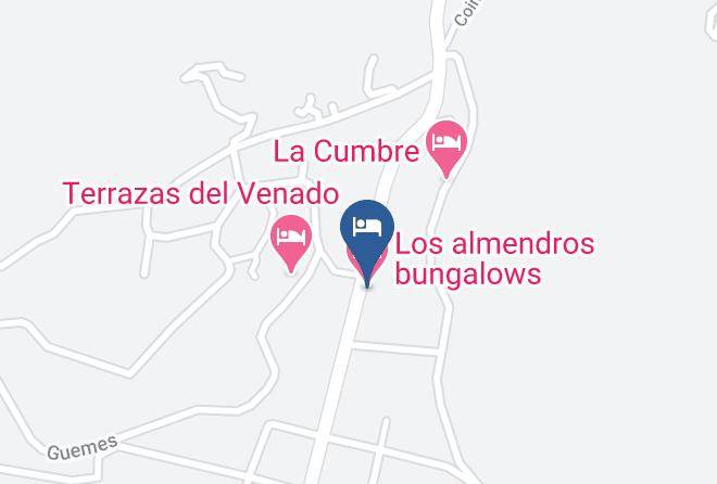Punilla Department - Los Almendros Bungalows Maps