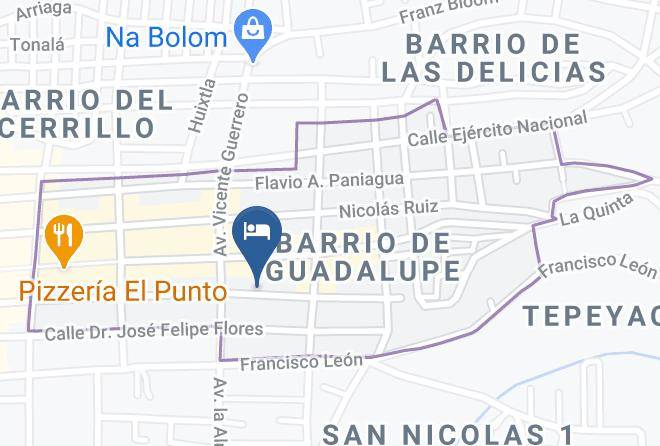 San Cristobal De Las Casas - Hotel Los Altos Maps