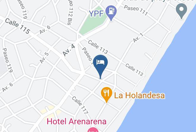 Villa Gesell - Los Amigos Maps