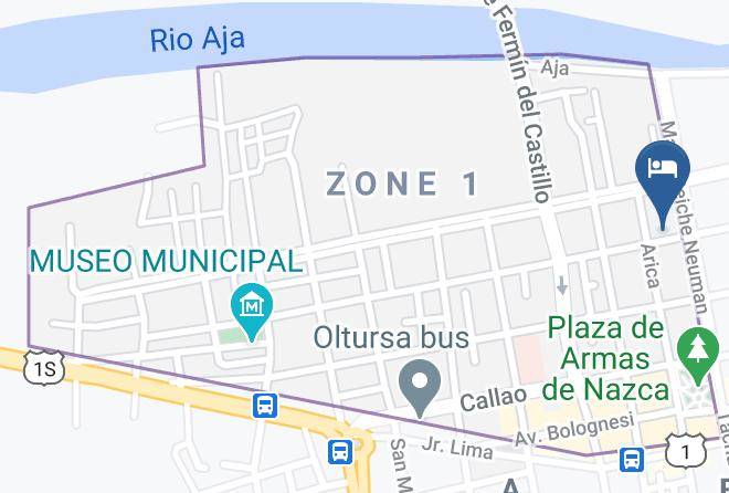 Nazca - Los Andes Hotel Peru Maps